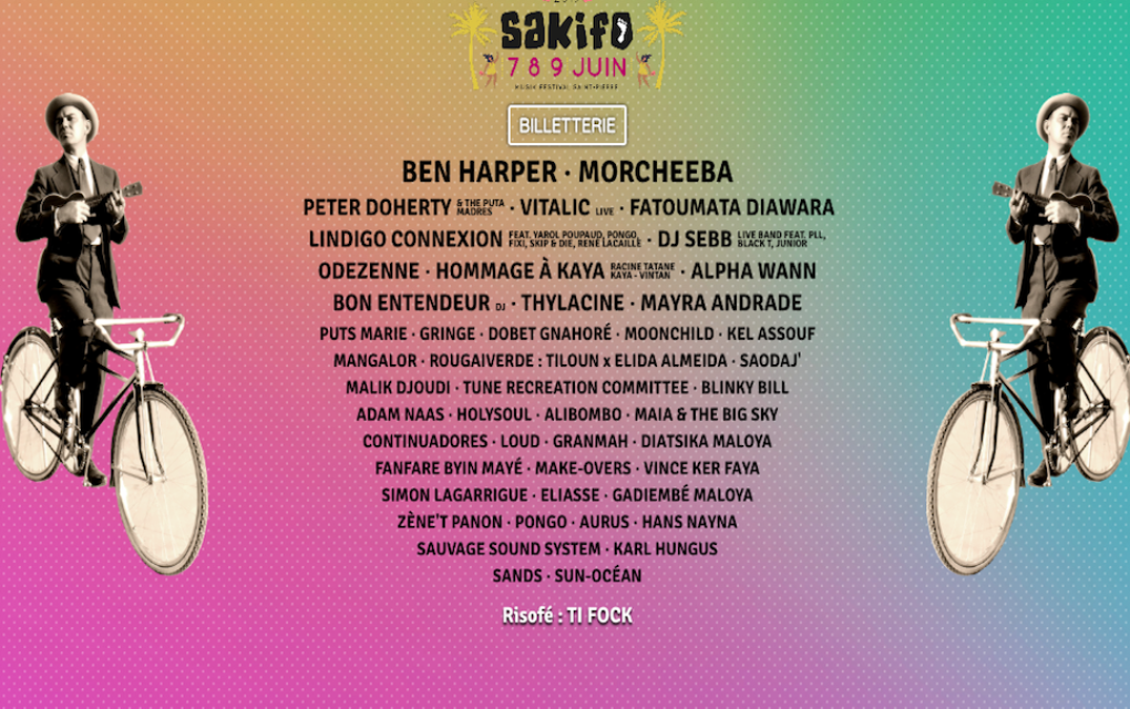 Sakifo 2019 : Ben Harper, Pete Doherty, Morcheeba…, le programme dévoilé !
