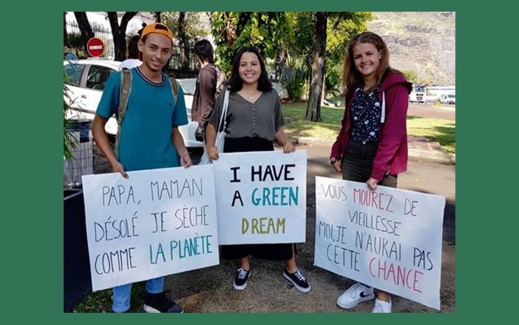 La jeunesse réunionnaise mobilisée pour le climat