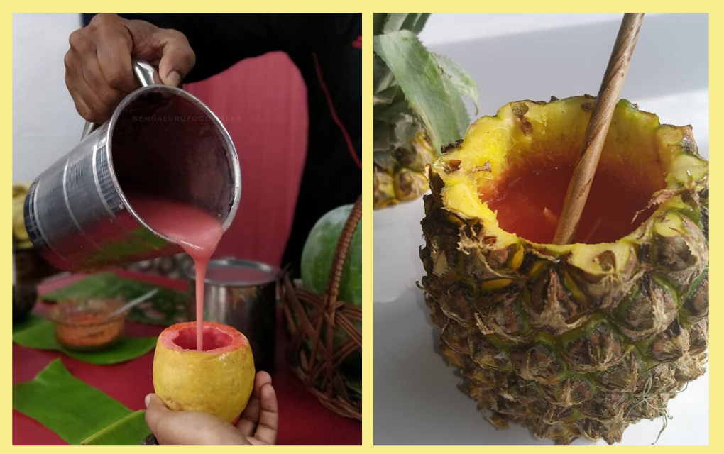 Zéro déchet : En Inde, un bar à jus utilise les fruits comme contenants