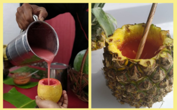 Zéro déchet : En Inde, un bar à jus utilise les fruits comme contenants