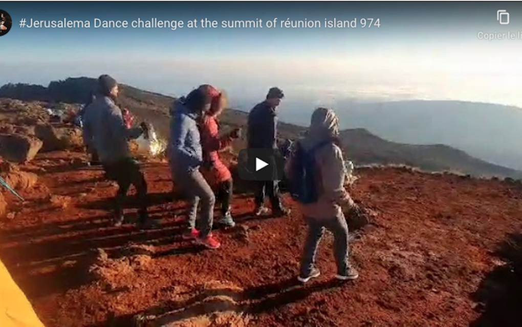 #JerusalemaChallenge  : Le sommet du Piton des Neiges comme piste de danse