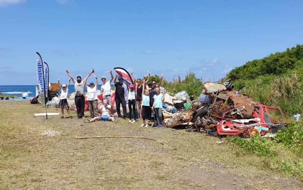 Le littoral de St-Benoit débarrassé de 8 tonnes de déchets